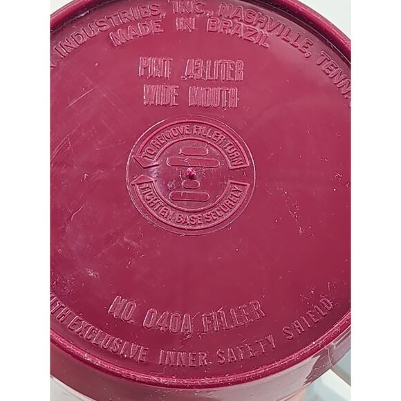 Vintage Aladdin Thermos Bottle Pint .43 Liter Wide Mouth NO. 040A Made in USA - Picture 7 of 11